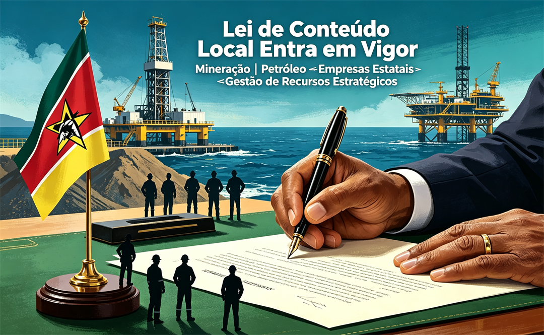 Em 2026 tem vários projetos grandes a arrancar em Moçambique. Vão desde estradas, energia, até saúde e tecnologia